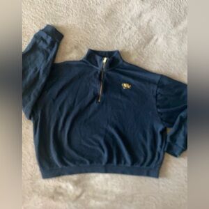 Black Half-Zip Sweatshirt